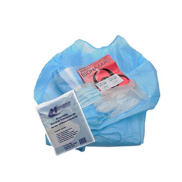 Single-use Customized Size Blue Eo Gas Sterile Iso Hospital Use Consommable Surgical Face Masks With Eye Shield